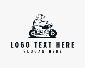 Pet - Motorbike Pet Dog logo design