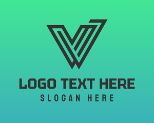 Clan - Geometric Tech Gaming logo design
