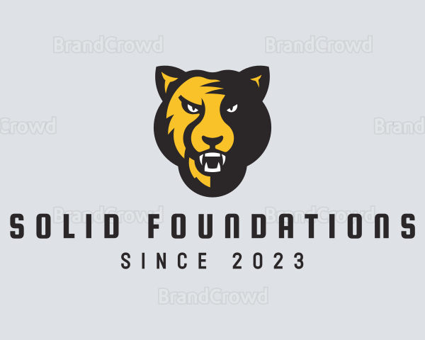Wild Panther Head Logo