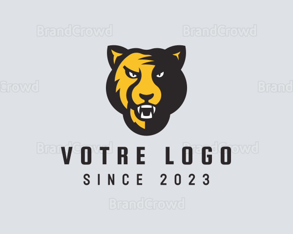 Wild Panther Head Logo