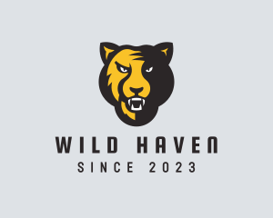 Wild Panther Head logo design