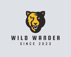 Wild Panther Head logo design