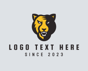 Mascot - Wild Panther Head logo design