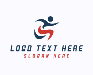 Personal Trainer - Running Sports Olympics logo design