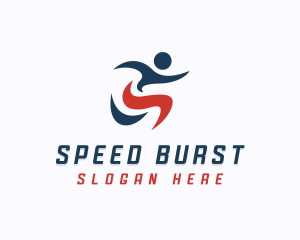 Sprinting - Running Sports Olympics logo design
