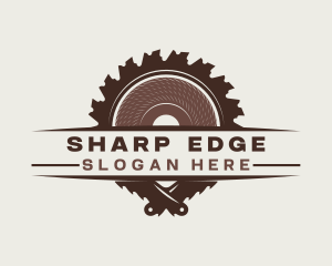 Blade - Saw Blade Carpentry logo design