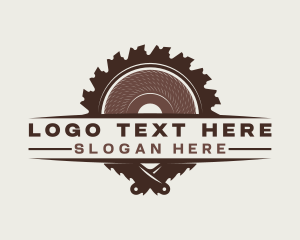 Tool - Saw Blade Carpentry logo design