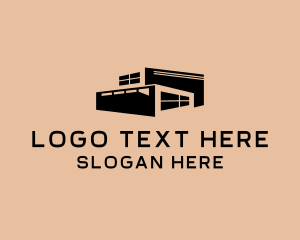Depot - Warehouse Storage Building logo design