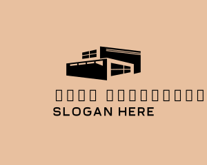 Shipping - Warehouse Storage Building logo design