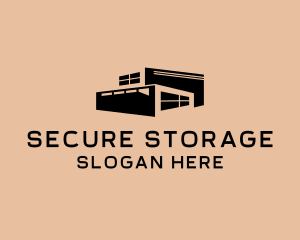 Storage - Warehouse Storage Building logo design