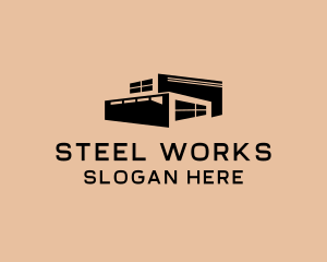 Warehouse Storage Building logo design