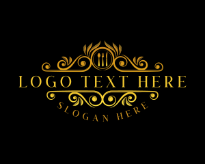Toque Hat - Luxury Catering Culinary logo design