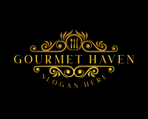 Luxury Catering Culinary logo design