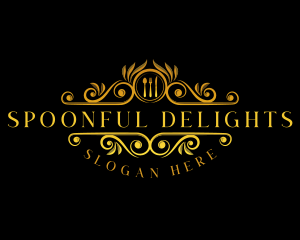 Luxury Catering Culinary logo design