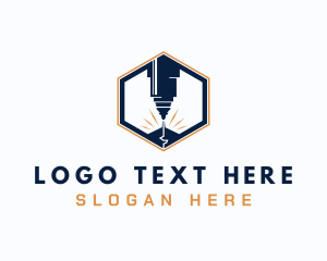 Hexagonal - CNC Laser Metalwork logo design