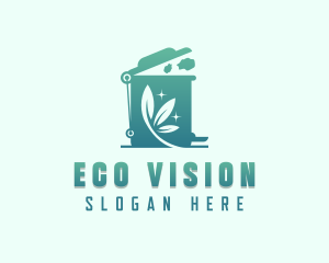 Eco Garbage Can logo design