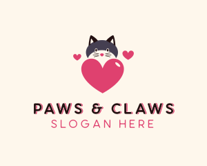 Veterinary - Cat Heart Veterinary logo design