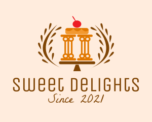 Donut Bakery Pillar  logo design