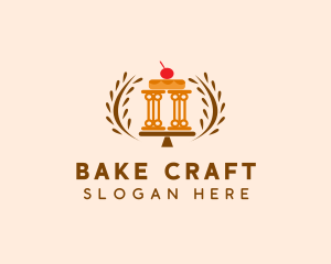 Donut Bakery Pillar  logo design