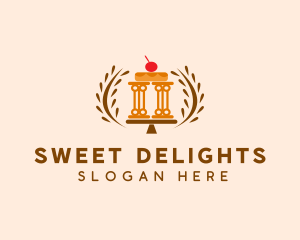 Donut Bakery Pillar  logo design