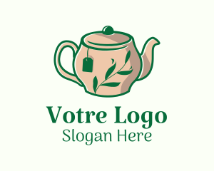 Herbal Tea Teapot Logo