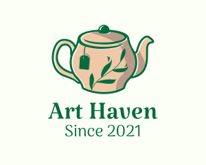 Herbal Tea Teapot logo design