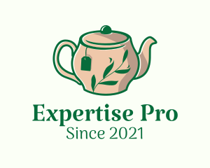 Herbal Tea Teapot logo design