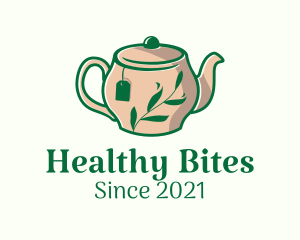 Herbal Tea Teapot logo design