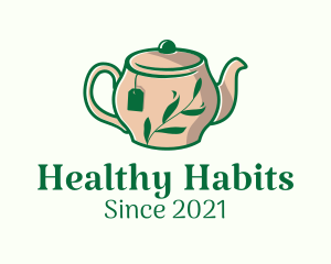 Herbal Tea Teapot logo design