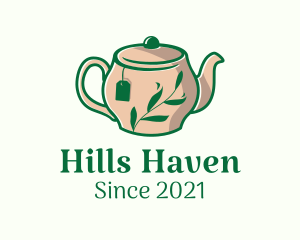 Herbal Tea Teapot logo design