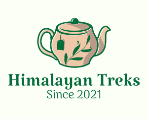 Herbal Tea Teapot logo design