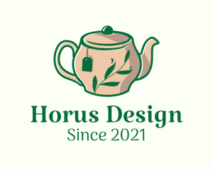 Herbal Tea Teapot logo design