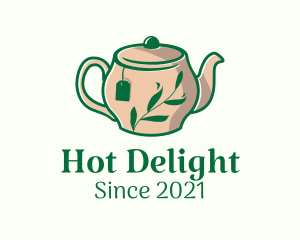 Herbal Tea Teapot logo design