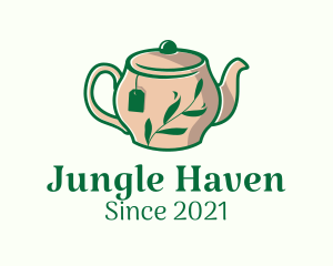 Herbal Tea Teapot logo design