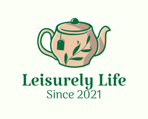 Herbal Tea Teapot logo design