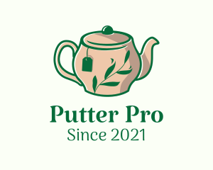 Herbal Tea Teapot logo design