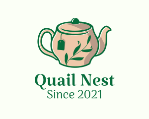 Herbal Tea Teapot logo design