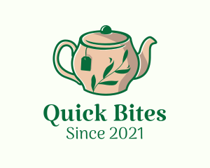 Herbal Tea Teapot logo design