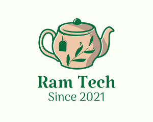 Herbal Tea Teapot logo design