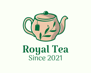 Herbal Tea Teapot logo design