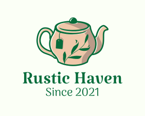 Herbal Tea Teapot logo design