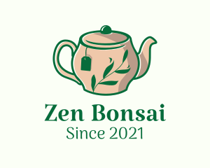 Herbal Tea Teapot logo design