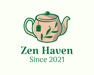 Herbal Tea Teapot logo design