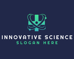 Science - Science Cross Orbit logo design