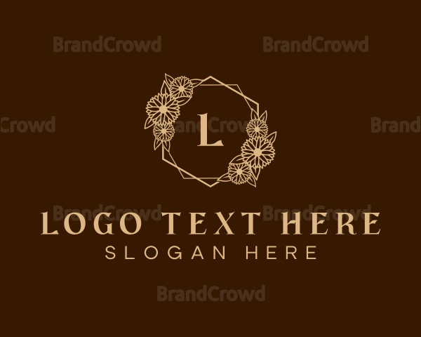 Luxury Floral Boutique Logo