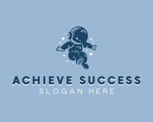 Astronaut Leadership Coach logo design