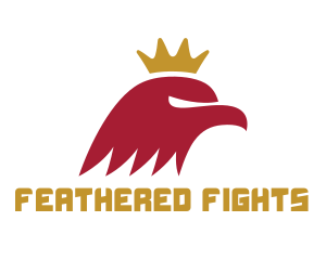 Red Eagle King logo design