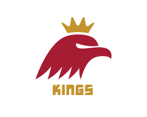 Red Eagle King logo design