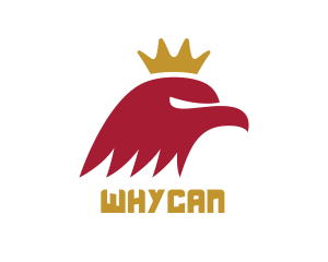 Flying - Red Eagle King logo design
