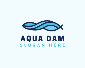 Aqua Wave Water logo design